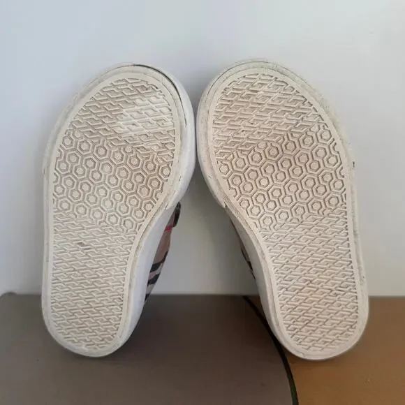 Burberry Mini Markham Check Toddler Sneakers - SZ EU 26 / US 9.5 C - Picture 12 of 14